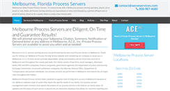 Desktop Screenshot of melbourneprocessserver.com